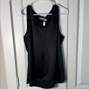 GO BY GOSILK Women’s Black 100% Silk Tank Top